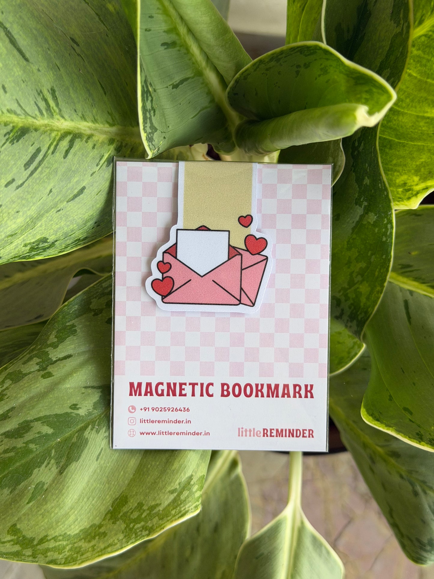 Heart Letter - Magnetic Bookmark